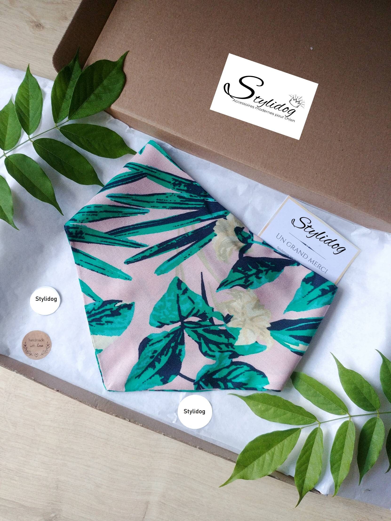 Bandana Pour Chien/Accessoire Vêtement Bandana à Nouer Chat Pression