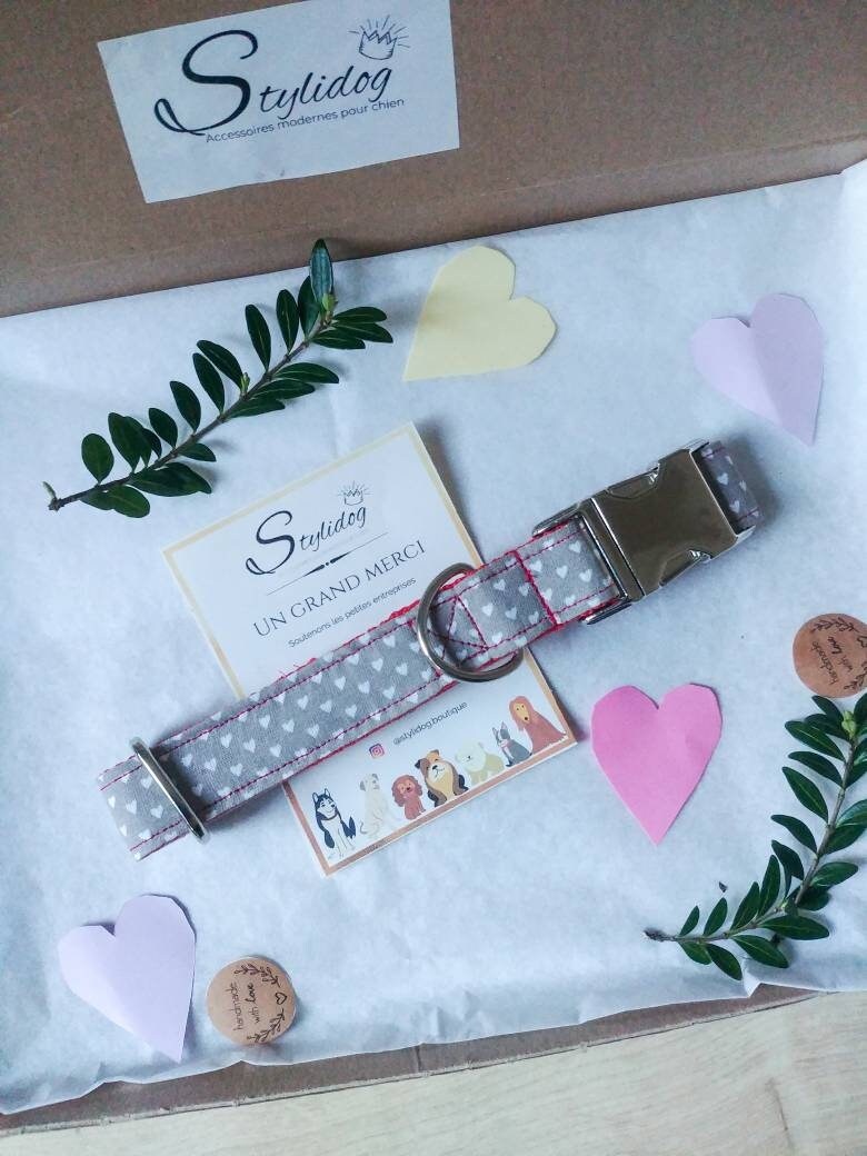 Collier Pour Chien/Accessoire Collier Réglable Collier Colliers Saint Valentin Boucle de Libération 