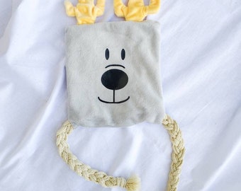 Jouet pour chien fait main / Doudou pour chien / Peluche pour chien / Jouet eco-friendly pour chien / chien