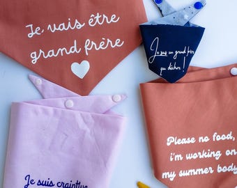 Dog bandana / big announcement / customizable / message / Cat /