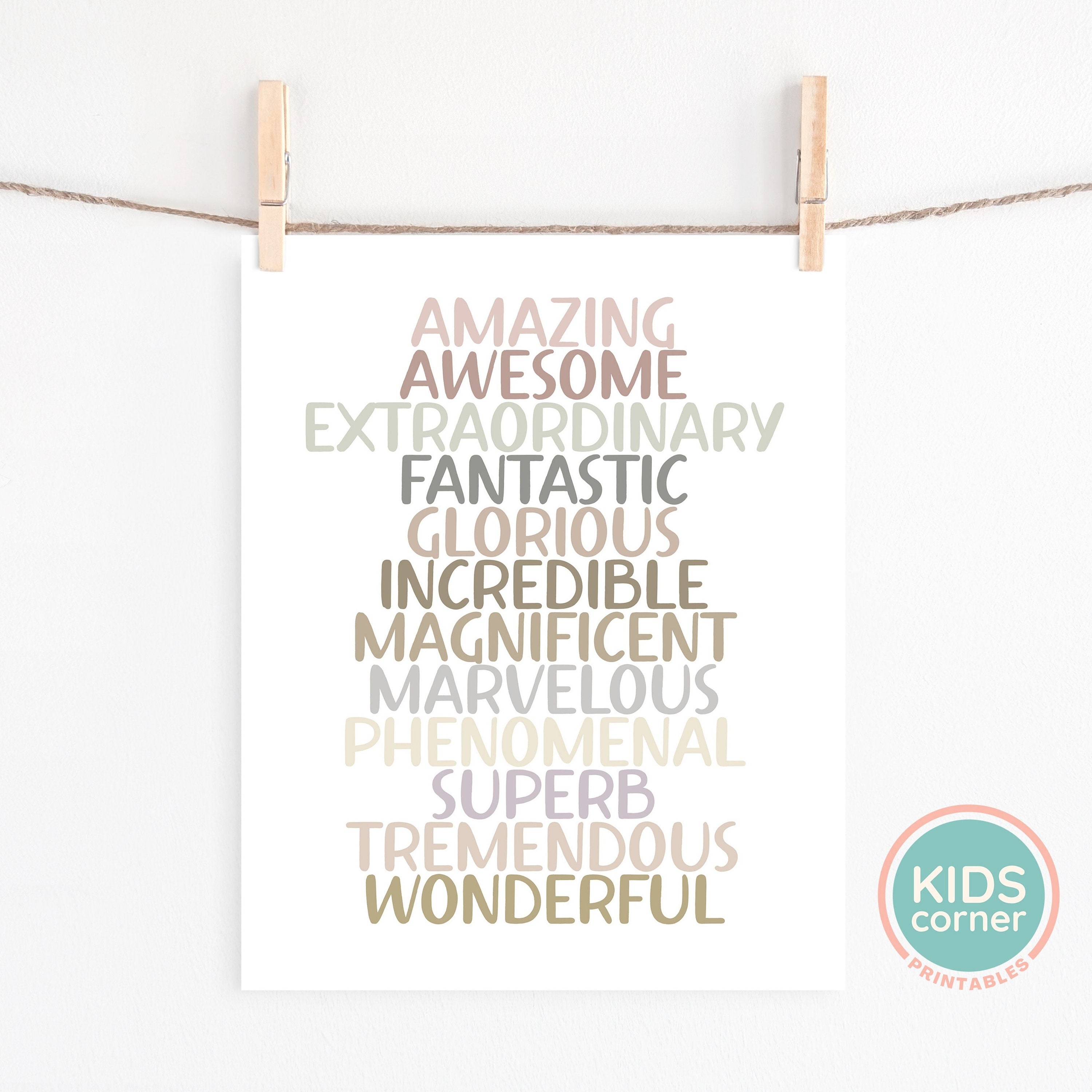 Positieve Affirmaties Print, Positieve Woorden Print, Motivatie Mindset,  Classroom Art, Classroom Print, Home School Print, DIGITALE DOWNLOAD - Etsy  België, image size:3000x3000