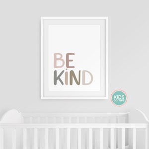Be Kind Print, Be Kind Art Printable, Be Kind Quote, Typography Home ...