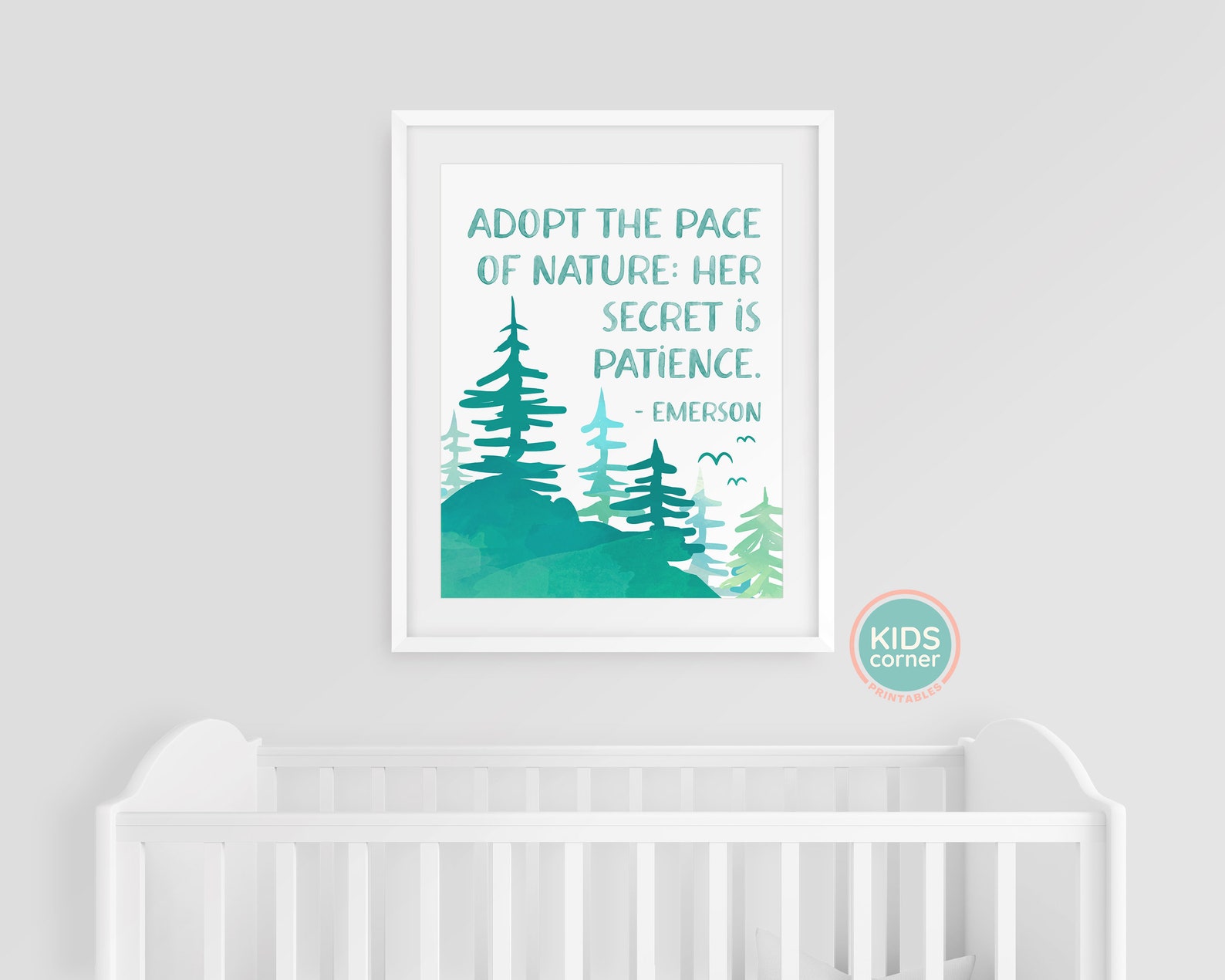 Adopt the Pace of Nature: Her Secret is Patience Print, Ralph Waldo ...