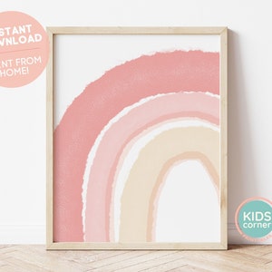 Rainbow Wall Art, Rainbow Nursery Decor, Instant Download Rainbow Wall Art,  PRINTABLE Wall Art, Girls Room, Kids Wall Art, DIGITAL DOWNLOAD