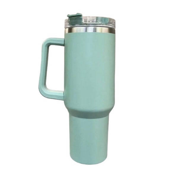 Smiley Liv 40 oz Insulated Cup with Handle in Blue