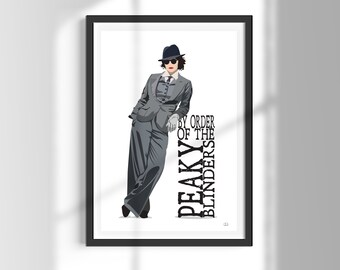 Peaky Blinders | Polly Gray | Shelby | Birmingham | Print | Minimalist Wall Art