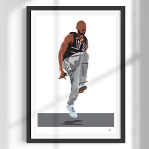 Stormzy | London Hip Hop star | Glastonbury headliner | Print | Wall Art