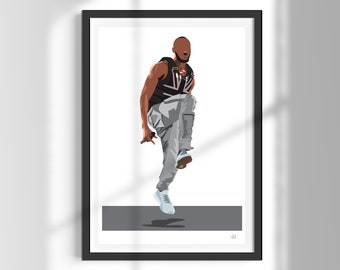 Stormzy | London Hip Hop star | Glastonbury headliner | Print | Wall Art