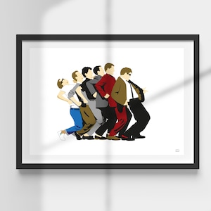 Madness | British Ska Band | Nutty Train | Print | Iconic | Minimalist Wall Art