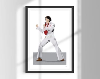 Elvis Presley | Rock and Roll Legend | Las Vegas Years  | Print | Wall Art