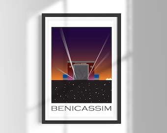 Benicassim Festival | Main Stage | Festival Series | Iconic | Print