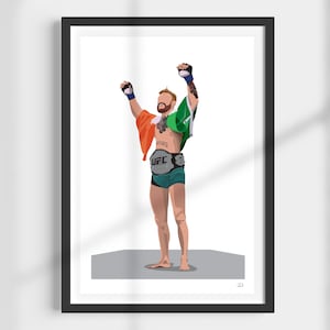 Conor McGregor| UFC | MMA | The Notorious | Cage Fighter| Ireland | Print