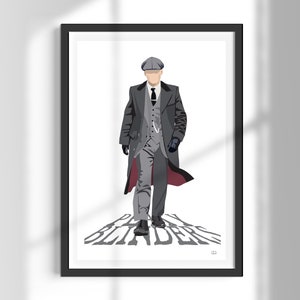 Peaky Blinders | Thomas Shelby | Tommy | Birmingham | Print | Minimalist Wall Art
