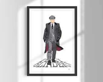 Peaky Blinders | Thomas Shelby | Tommy | Birmingham | Print | Minimalist Wall Art