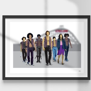 The Warriors | Movie | Coney Island | New York Gang | Print | Minimalist Wall Art