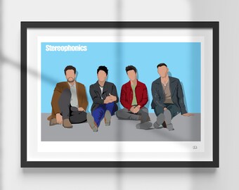 Stereophonics | Welsh Rock Legends | Rock Band | Print | Wall Art