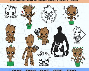 Download Baby Groot Svg Etsy