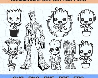 Download Baby Groot Svg Etsy