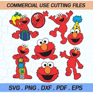 Download Elmo Birthday Svg Etsy
