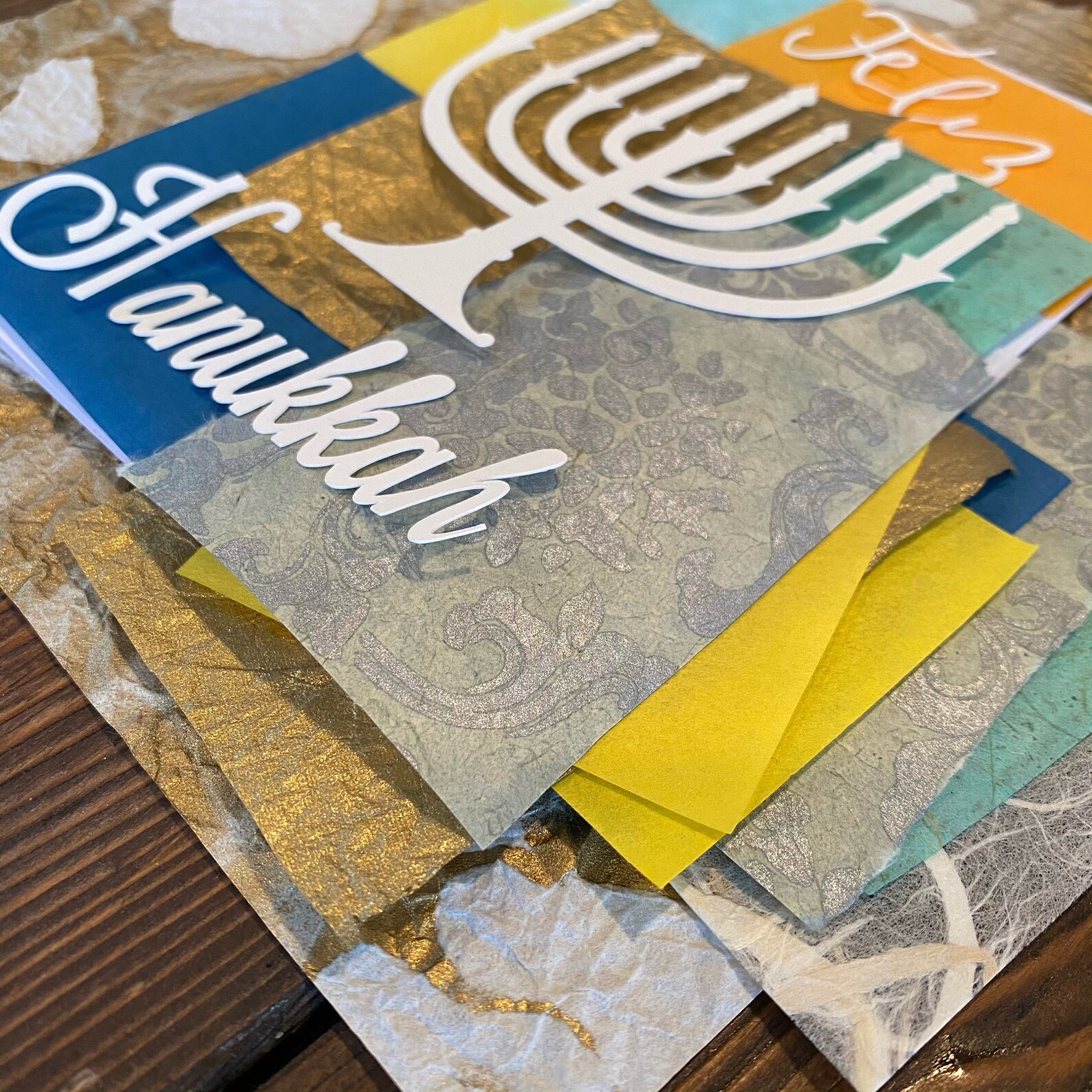 Kids DIY Hanukkah Cards Make Your Own Etsy