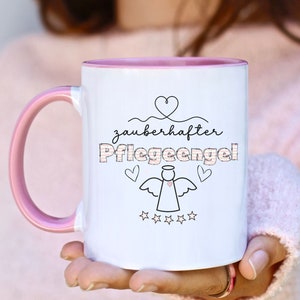 Gift for caregiver cup magical care angel