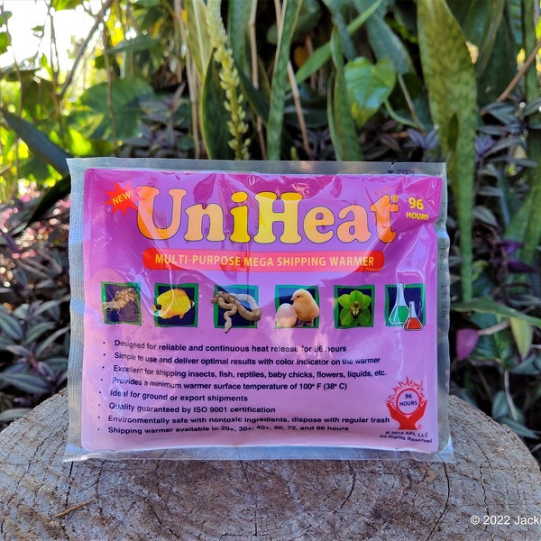 96 Hour Heat Pack for Plants and Cuttings Orders ONLY from Exotic Plants N Seeds