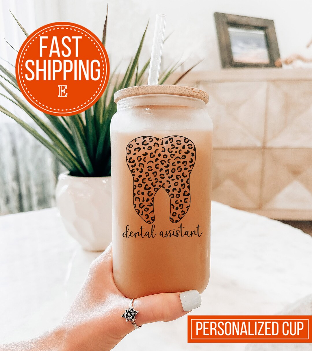 Dental Hygienist Cup Dental Squad Iced Coffee Cup Etsy
