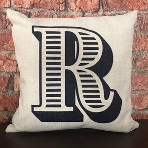 Initial Letter Personalised Cushion