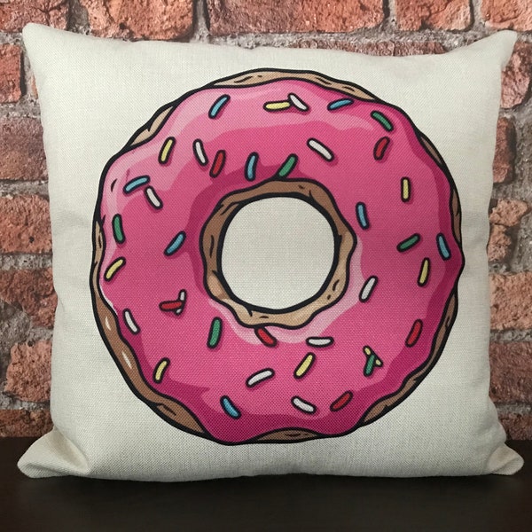 Simpsons doughnut cushion