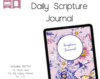 Scripture Journal, Bible Study Printable, Prayer Printable, Bible Study Journal