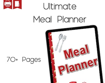 Meal Planner, Printable Planner Insert, Happy Planner Insert