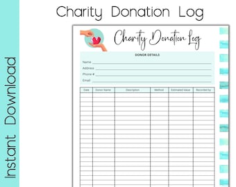 Donation Log - Etsy