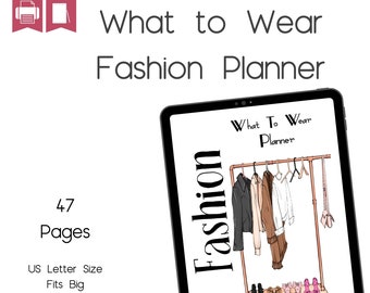 Printable Wardrobe Planner, Outfit Planner