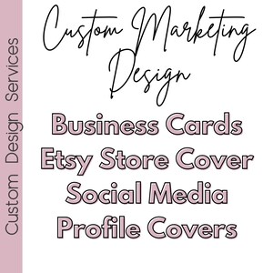 Custom Design Service, Graphic Design, 60 minutes