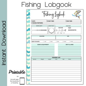 Fishing Journal, Fly Fishing Journal