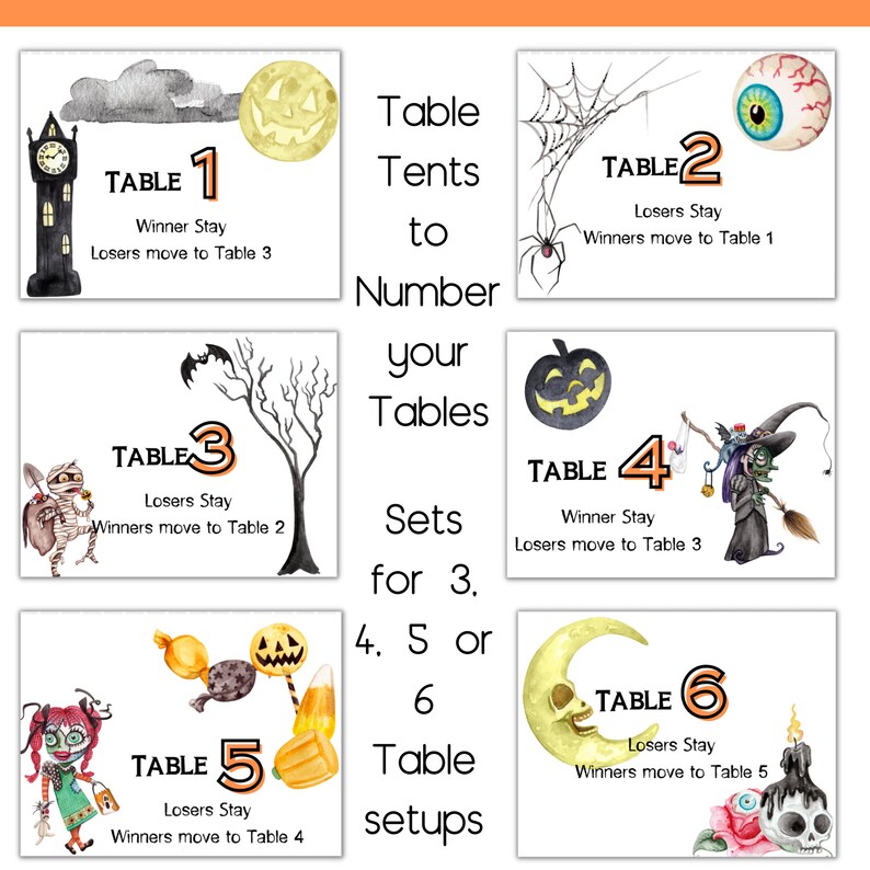 Halloween Printable Bunco Bundle - Etsy