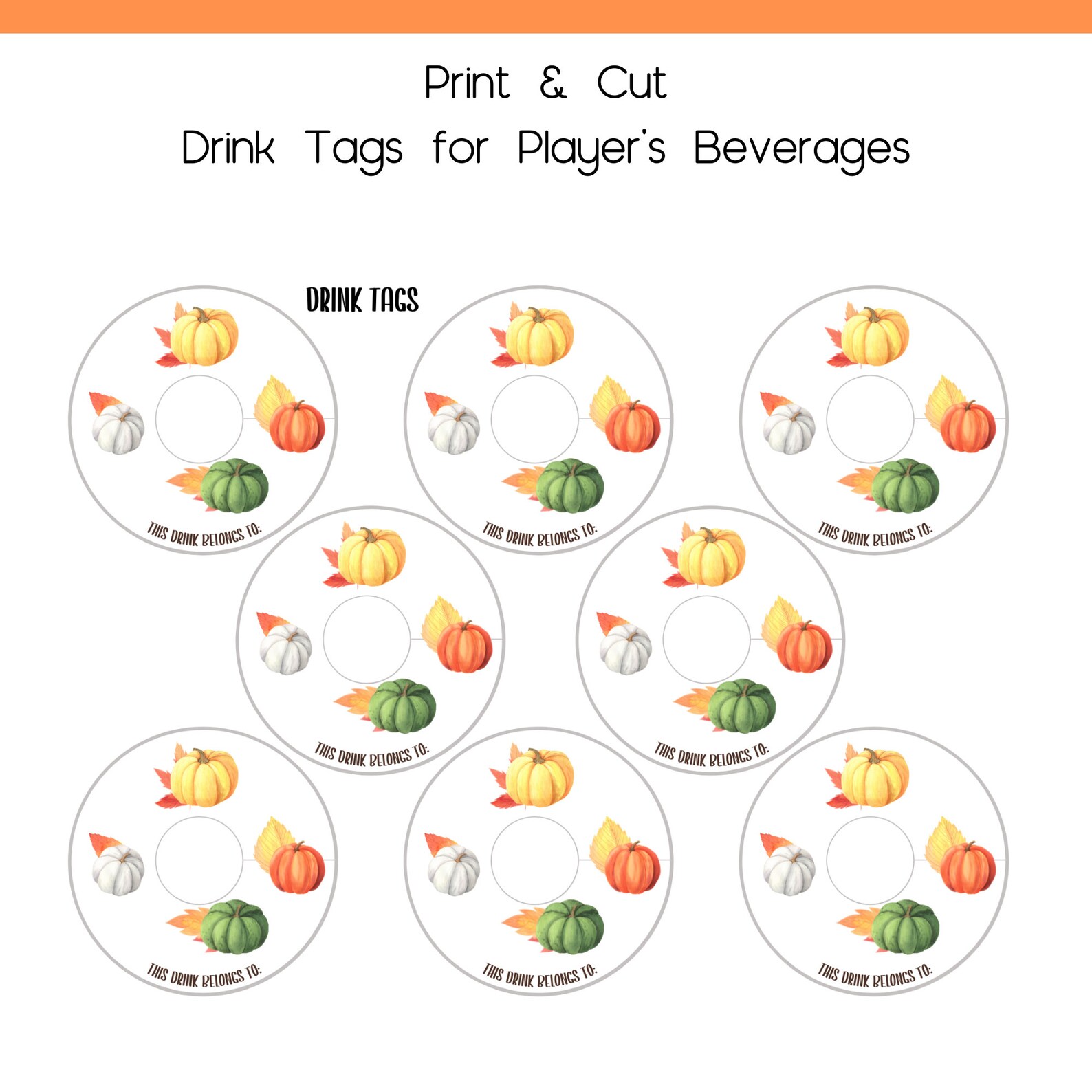 Fall Printable Bunco Bundle - Etsy