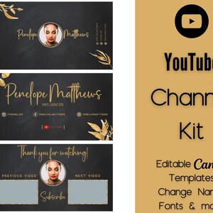 YouTube Channel Kit, YouTube Branding Kit, YouTube Template