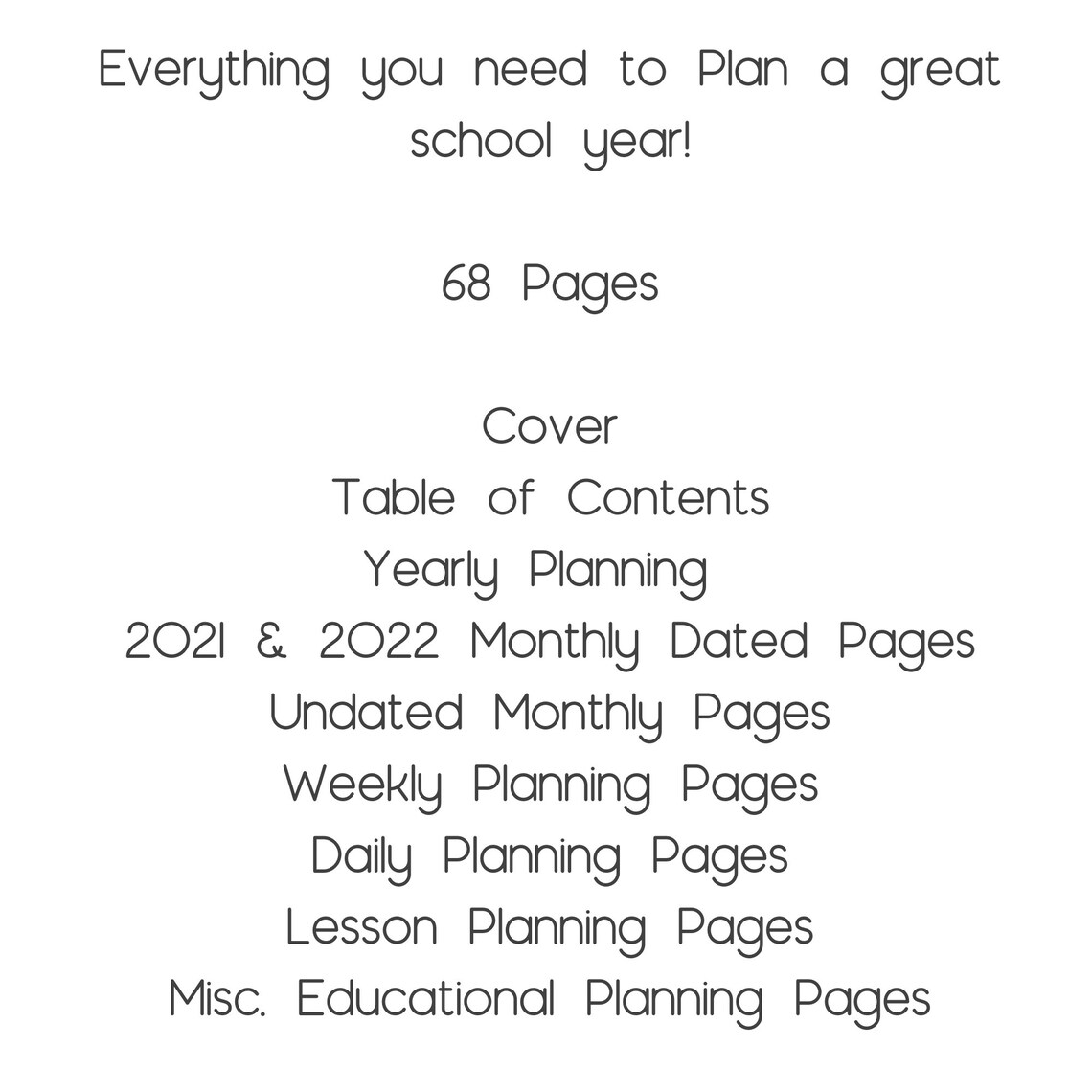 Homeschool planner homeschool printable planner homeschool etsy