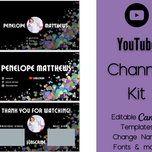 YouTube Channel Kit, YouTube Branding Kit, YouTube Template