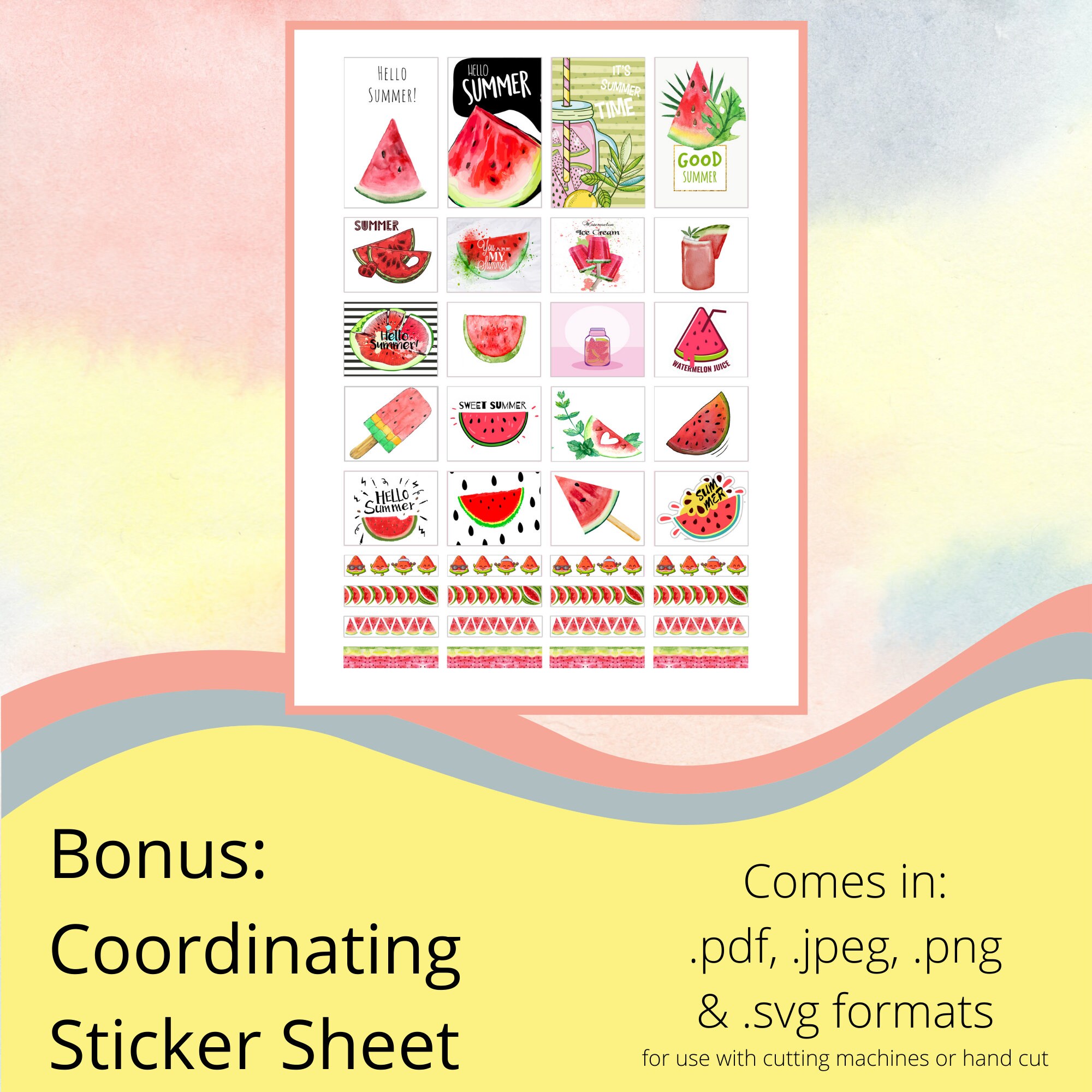 Printable Planner Note Pages Happy Planner Inserts. Instant - Etsy