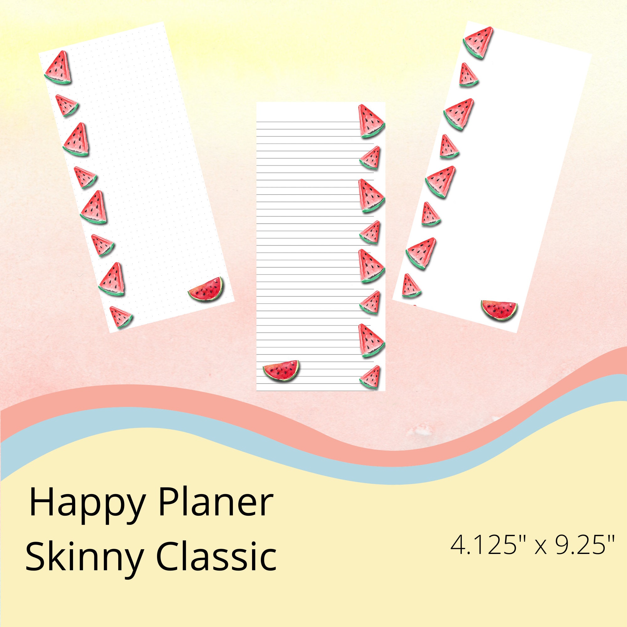 Printable Planner Note Pages Happy Planner Inserts. Instant - Etsy
