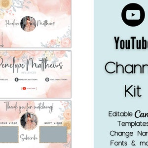 YouTube Channel Kit, YouTube Branding Kit, YouTube Template