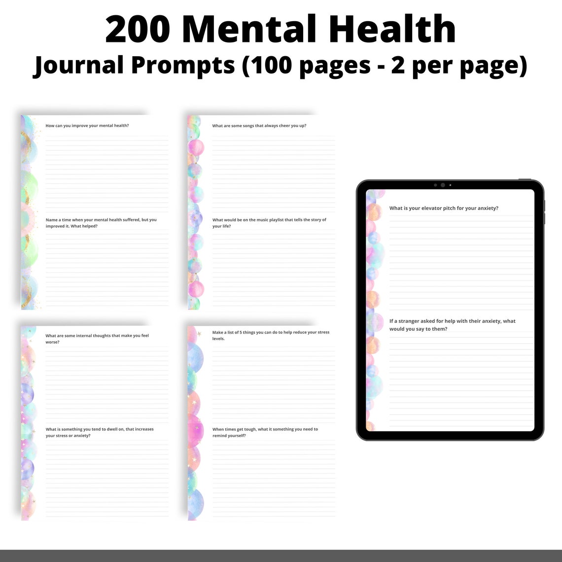 Mental Health Worksheet Kit Therapy Journal Mental Health Mental mental-health-worksheet-kit-therapy-journal-mental-health-mental