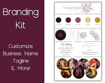 Branding Package, Brand Kit, Branding Kit, Elegant Logo, Minimal Logo