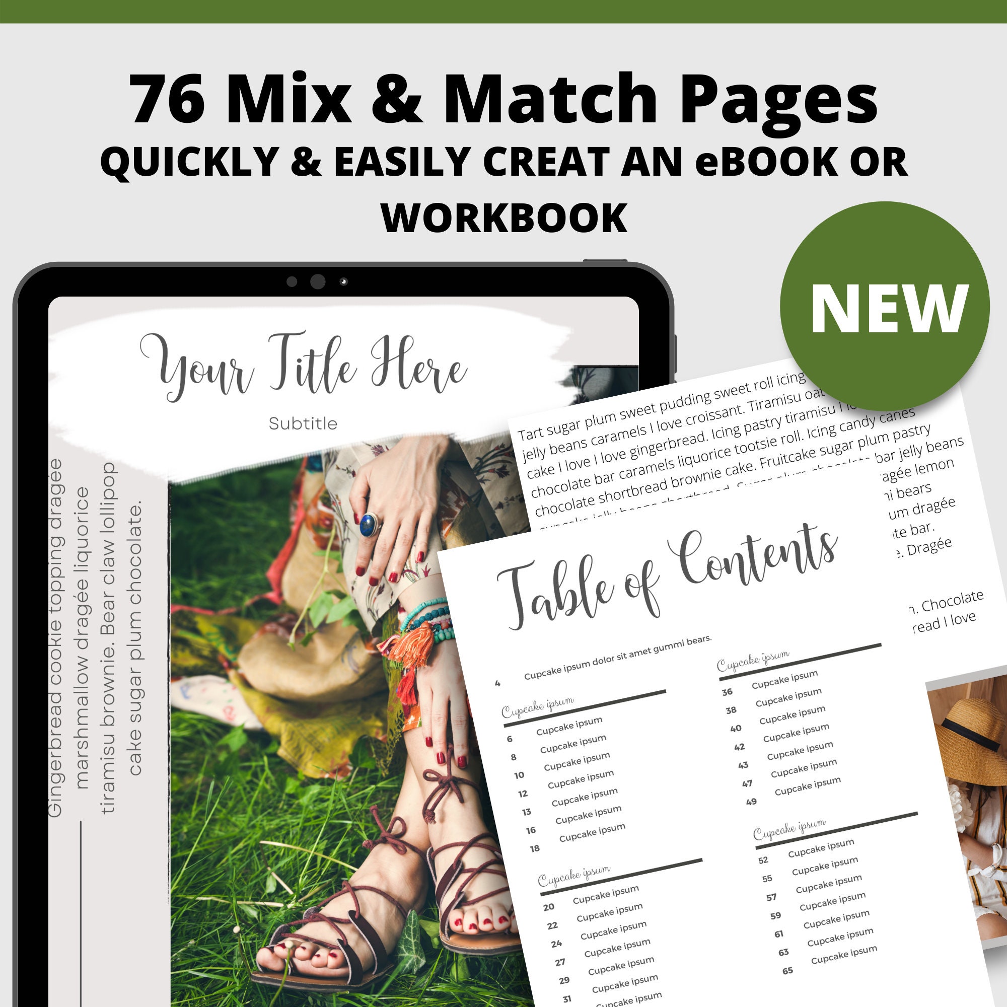 Ebook Template Canva, Workbook Template, Canva Template - Etsy UK