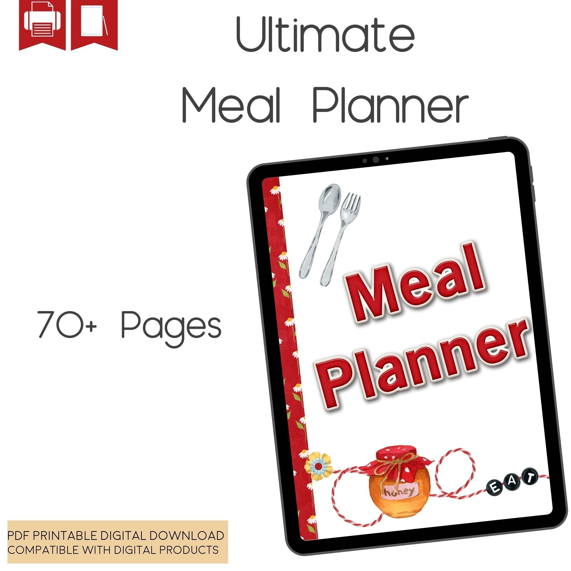 Meal Planner Printable Planner Insert Happy Planner Insert Etsy meal-planner-printable-planner-insert-happy-planner-insert-etsy