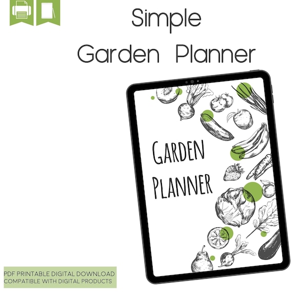 Garden Planner, Garden Printable Classic HP