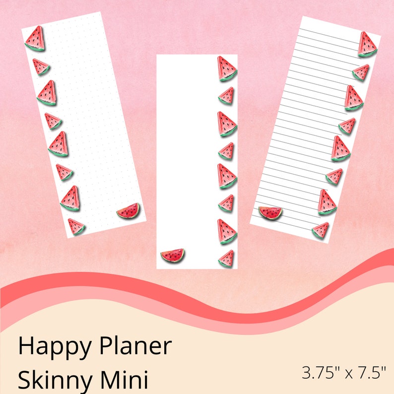 Printable Planner Note Pages Happy Planner Inserts. Instant - Etsy