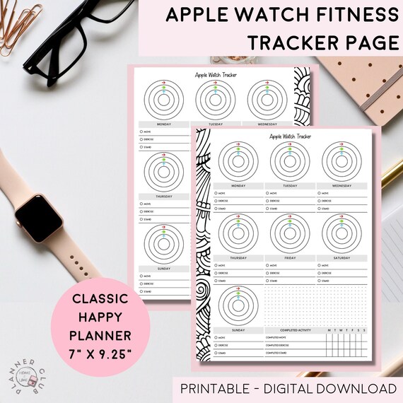 Apple Watch Fitness Tracker Classic HP Etsy